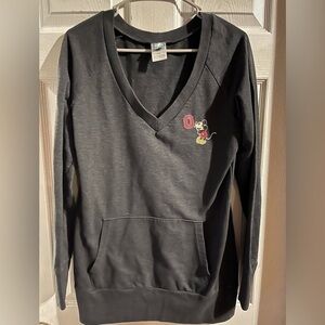 Disney Athletic Apparel Mickey Ohio “Go Bucks” Pullover Sweatshirt Women’s Large